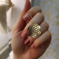 Flower of Life Meaning - Sacred Geometry. The Flower of Life is one of the basic sacred geometry shapes. ... The Flower of Life symbolizes creation and reminds us of the unity of everything: we're all built from the same blueprint Material: Solid Gold Karat: 14 K (585) Approximate weight : 2,65 gram Wholesale requests are welcome. **Please see our policies section for shipping and return information. Feel free to contact me with any questions or request Spiritual 14k Gold Flower Pendant Jewelry, 14k Gold Spiritual Flower Pendant Jewelry, Flower Of Life Meaning, Geometry Shapes, Life Meaning, Solid Gold Necklace, Flower Of Life, Rose Gold Necklace, Dainty Necklace