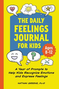 Help kids get to know their feelings with daily prompts for ages 8 to 12 Learning to recognize feelings and express them in a healthy way is an important part of growing up, and it helps kids discover new things about themselves and the world around them. This mindfulness journal is their guide to getting comfortable with their emotions, with daily entries for tracking their feelings and weekly prompts that encourage them to dive deeper into specific feelings. This feelings journal will inspire Feelings Journal, Express Feelings, Social Topics, Daily Prompts, Feelings Book, Journal For Kids, How To Express Feelings, Emotional Awareness, Mindfulness Journal