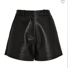 Claudie Pierlot Claudie Care Black Leather Shorts Nwt These Leather Shorts From Claudie Pierlot Hail From The Label’s Claudie Cares Range A Line-Up Designed To Protect Natural Resources And Ensure Sustainable Manufacturing. Imagined By The Label’s Stylists In The Heart Of Paris, They Display A Glossy Finish That Confidently Catches The Eye. Plain Leather Shorts Mid-Rise Waist Belt Loops On Waist 2 Slant Pockets 2 Back Welt Pockets Slightly Flared Straight Fit Zip And Hook-And-Eye Fastening Leath Blow Dry Salon, Black Leather Shorts, Sustainable Manufacturing, Natural Resources, Leather Shops, Leather Shorts, Waist Belt, Harrods, In The Heart