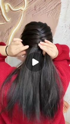 New Hair Style For Girls, Women Simple Hairstyle, Hảir Style For Girl, New Model Hairstyle, Front Hair Styles Easy For Saree, Fountain Hairstyle, Long Hear Style, Baby Cut Hairstyle For Women, Long Hair Designs Hairstyles