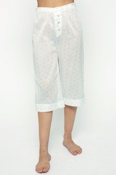 P2047 PJ Bottom.jpg Comfortable Pajama Shorts For Spring Pajama Party, Comfortable Spring Pajama Shorts For Pajama Party, White Comfortable Sleepwear, Long Pants Sleepwear With Elastic Waistband, Cotton Pants For Spring Sleepover, Cotton Wide Leg Sleepwear For Pajama Party, Comfortable Pants For Spring Pajama Party, Comfortable Pants For Pajama Party In Spring, Wide Leg Cotton Sleepwear