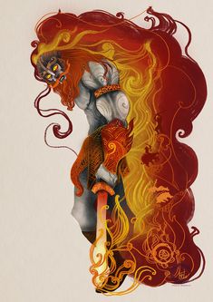 Surtr Tattoo, Nordic Inspiration, Norse Myth, Legends And Myths, Fantasy Island, God Art, Norse Mythology