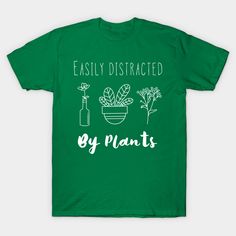 Cute,Funny Cactus apparel -- Choose from our vast selection of Crewneck and V-Neck T-Shirts to match with your favorite design to make the perfect graphic T-Shirt. Pick your favorite: Classic, Boxy, Tri-Blend, V-Neck, or Premium. Customize your color! For men and women. Easily Distracted By Plants Shirt, Funny Cactus, Friend Shirts, Best Friend Shirts, Easily Distracted, Tshirt Funny, Plant Mom, Plant Lover, Funny Shirts