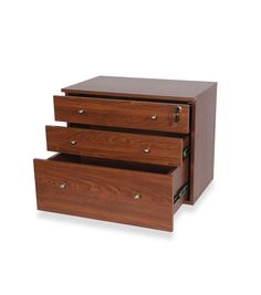 three drawers are stacked on top of each other