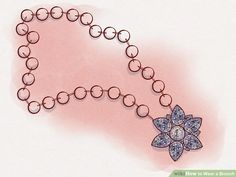 How to Wear a Brooch: 13 Steps (with Pictures) - wikiHow Wear A Brooch, Marketing Merchandise, Shoulder Necklace, Fashion Capsule Wardrobe, How To Wear A Scarf, Scarf Necklace, Fashion Institute, Cozy Scarf, Powerful Images