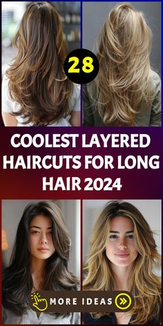 Discover the versatility of layered haircuts with 28 stunning options for long locks in 2024. From subtle layers to bold, statement-making cuts, there's something for everyone in this collection. Layers In Back Of Long Hair, Soft Layers Long Straight Hair, Fall Haircut For Long Hair, Haircuts To Ask For Long Hair, Long Layers Hair Styles, Shag Haircuts For Long Hair, Korean Long Layered Haircut With Bangs, Tapered Long Hair For Women, Blended Layers Haircut Long