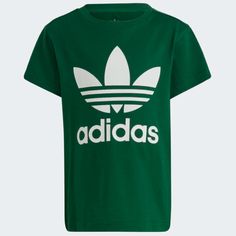 Brand New Dark Green Soft Cotton Tee. Only Worn Once And In Excellent Condition. Regular Fit Ribbed Crewneck 93% Cotton, 7% Elastane Single Jersey Made With Better Cotton Green Basic Top With Logo Print, Basic Green Tops With Logo Print, Adidas Green Short Sleeve T-shirt, Casual Green Adidas T-shirt, Green Adidas Cotton T-shirt, Green Adidas Crew Neck T-shirt, Adidas Green Cotton T-shirt, Adidas Green Crew Neck T-shirt, Casual Green Adidas Tops