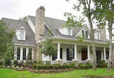 a large white house with lots of windows