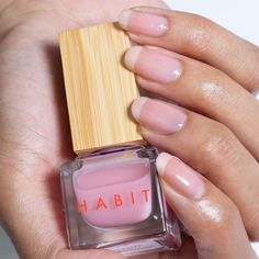 Created by Alexandra Balahoutis of Strange Invisible Perfumes, Voyeur is a sheer wash of rose. A seductive hint of color for those who want only the look of clean, healthy nails. Non-toxic strengthening nail polish made with Myrrh PETA-certified as vegan and cruelty-free, gluten-free Sustainably packaged with a removable bamboo cap, recycled plastic inner cap, recycled plastic brush and FSC-certified paperboard boxes Free of Toluene, Formaldehyde, Formaldehyde Resin, Camphor, TPP, DBP, Isobutylp Habit Nail Polish, Toxin Free Nail Polish, Hypoallergenic Nail Polish, Recycled Nail Polish Bottles, Jinsoon Nail Polish, Strengthening Nail Polish, Indie Makeup Brands, Cruelty Free Nail Polish, Clean Cosmetics