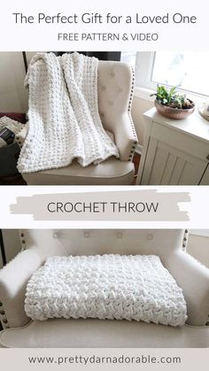 the perfect gift for a loved one free crochet throw