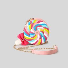 Sweet Rainbow Lollipops Crossbody Bag