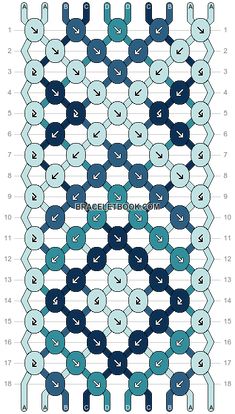 the diagram shows how to make an interlaced pattern with circles and dots on each side