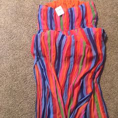 Multi Color Slits Going Up Both Legs In The Front Forever 21 Dresses, Forever 21, Halter Dress, Strapless Dress, Multi Color, Colorful Dresses, Womens Dresses, Red, Pink