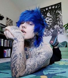 Punk Male Hairstyles, Queer Hair Color, Scene Hair Male, Punk Hair Long, Scene Hair Short, Box Braids Updo Hairstyles, Transmasc Hair, Transmasc Haircut, Braids Updo Hairstyles