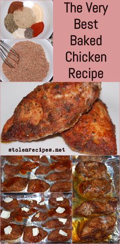 the very best baked chicken recipe with instructions to make it in less than 30 minutes