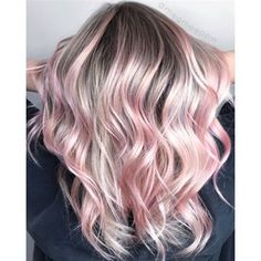 Pink Streaks In Blonde Hair, Silver And Pink Hair, Pink Hair Inspiration, Overtone Hair, Pink Hair Highlights, Pink Blonde Hair, Pastel Pink Hair, Hair Color Pastel, Hair Color Pink