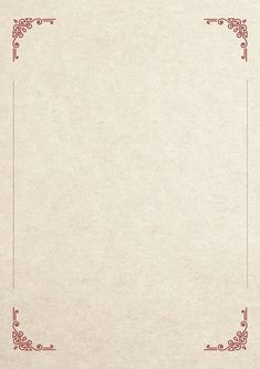 an old paper with a red border on it