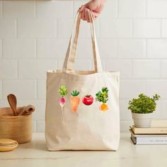 This canvas tote bag is perfect for carrying a weekend haul at the farmers market! - 100% cotton canvas - Measurement: 15" x 16" - Handles: 20" (made from same canvas) Natural Cotton Grocery Bag, Natural Cotton Grocery Bags, Cotton Tote Canvas Bag For Market, Cotton Canvas Tote Bag For Market, Eco-friendly Cotton Canvas Market Bag, Canvas Tote Bag For Groceries, Eco-friendly Cotton Bags For Farmers Market, Organic Canvas Tote Bag With Eco-friendly Ink, Organic Cotton Canvas Tote Bag