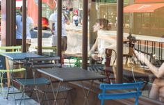 The Bread and Bean in Archway, Islington Patio Umbrella, Bread