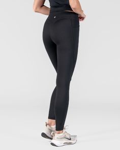 The AYA or "Accentuate Your Assets" leggings look as good as they sound. These leggings feature an exaggerated "booty v" shape to contour and highlight your hard-earned booty gains. Designed with our best-selling Lux fabric and a seamless waistband fit to ensure you're prepared to hit that next P.R. These are a mid-rise legging! Black Compressive Mid-rise Tights, Black Tight Mid-rise Leggings, Black Mid-rise High Stretch Tights, Black Tight Functional Leggings, Tight Black Mid-rise Leggings, Black High Stretch Mid-rise Leggings, Functional Tight Mid-rise Leggings, Functional Mid-rise Tight Leggings, Mid-rise Tight Functional Leggings