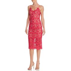 Beautiful Brand New Bardot Lace Sheath Dress. Classy, But Sexy As Nude Liner Stops Above Knee Length. Perfect For A Summer Wedding Or Event!! New With Tags, Never Worn. Color Is Magenta/Hot Pink In Person. Size S, Fits True To Size, Fabric Doesn’t Stretch. Will Consider Reasonable Offers Approx. 45" From High Point Shoulder To Hem, Based On A Size Small Model Measurements: 5'10" Height, 33.5" Bust, 23.5" Waist, 34.5" Hips, Wearing A Size Small Scalloped V-Neck Adjustable Spaghetti Straps, Sleeve Brunch Lace Bodycon Dress, Lace Bodycon Dress For Brunch, Spring Lace Bodycon Dress For Date Night, Spring Bodycon Lace Dress For Date Night, Spring Fitted Lace Dress With Spaghetti Straps, Summer Sheath Lace Midi Dress, Bodycon Lace Dress For Night Out In Spring, Spring Bodycon Lace Dress For Night Out, Spring Bodycon Midi Lace Dress