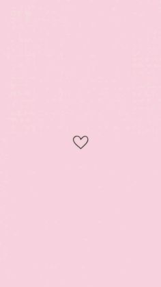 a pink background with a heart drawn on the bottom and black lines in the middle