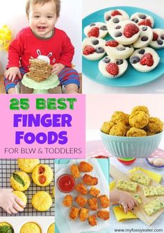 the best finger foods for baby and toddlers