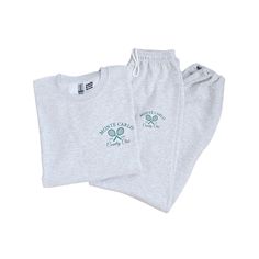 🛒 Are you looking for a trendy yet comfortable set that's great for lounging, athletics, or a casual day out? Look no further than our unisex Monte Carlo Tennis Country Club sweatsuit set. The cozy sweatsuit set includes matching sweatpants with a drawstring elastic waistband and a super soft pullover crewneck sweatshirt. This ultra-comfy matchy set gives you a look that's a little bit preppy and trendy all at once. 📦 FREE SHIPPING on orders $35 or more to US shoppers 👕Brand = Gildan 🧵Fabric = 50% Cotton / 50% Polyester ✂️Design = Kelly Green heat-applied vinyl  🎨Color = Ash -Colors will vary from computer to computer and monitor to monitor.  -The colors shown may not be an exact representation.  -Slight shade variations of garment colors are likely in the pigment dye process.  📏Sizi Sportswear Sets With Crew Neck Letter Print, Sportswear Sets With Letter Print And Crew Neck, Casual Crew Neck Activewear For Lounging, Athletic Heather Sweats For Loungewear, Relaxed Fit Tracksuit With Letter Print For Loungewear, Sportswear Loungewear Sets With Crew Neck, Athletic Heather Athleisure Sweats For Loungewear, Relaxed Fit Crew Neck Sets For Leisure, Letter Print Sportswear For Loungewear