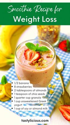 Nighttime Smoothie, Recipes Beginners, Smoothie Recipes With Yogurt, Healthy Juicer Recipes, Yogurt Smoothie, Morning Workouts, Banana Drinks, Green Juice Recipes, Fat Burners