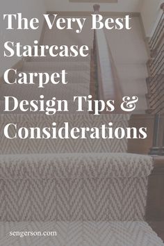 the very best staircase carpet design tips and combinations