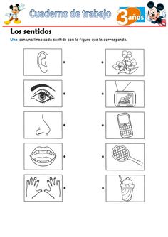 the spanish worksheet for children to learn how to make their own face expressions