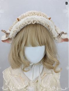 The price is for a hairband only, others are not included. Sheep Headband, Lamb Ears, Cute Lamb, Ear Clips, Lambs Ear, Reasons To Smile, Style Board, Sheep, White