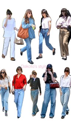 Dakota’s effortless style Dakota Johnson Street Style 2024, Dakota Johnson 2024, Minimalist Feminine Style, Alrighty Aphrodite, Dakota Johnson Street Style, Friends Outfit, Dakota Style, Dakota Johnson Style, Easy Outfits