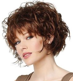 Best Curly Short Haircuts for Thick Hair Popular Short Haircuts, Gabor Wigs, Wavy Pixie, Short Curly Haircuts, 2015 Hairstyles, Short Wavy, Curly Bob Hairstyles