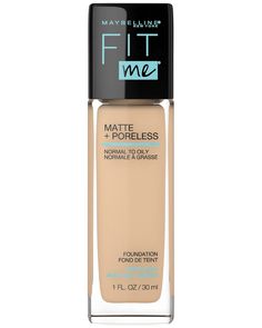 Maybelline Foundation, Koleksi Makeup, Dewy Foundation, Foundation For Dry Skin, Fit Me Matte And Poreless, Alat Makeup, Oil Free Foundation, Natural Skin Tone, Makeup Needs