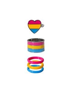 Exclusively at Spencer's Includes: 5 Rings Material: 316L surgical steel Ring Size: 8, 9, 1 Jewelry Care: Wipe clean or use Spencer's Jewelry Wipes Imported Note: Do not use any harsh, alcohol-based chemicals as this may cause tarnishing This is a decorative item and should not be worn to sleep Pride Heart, Heart Rings, Pansexual Pride, 5 Rings, Character Outfits, Steel Ring, To Sleep, Jewelry Care, Body Jewelry