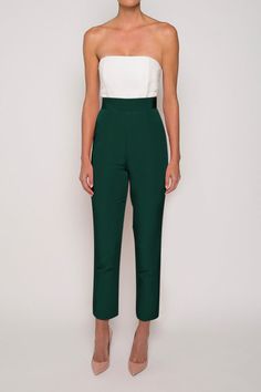 Silk Faille Cigarette Pants with Convertible Skirt – ALEXIA MARÍA Convertible Skirt, Cocktail Jumpsuit, Two Piece Jumpsuit, Hook And Eye, Signature Collection, Convertible, Made In Usa, Full Length, Two Piece