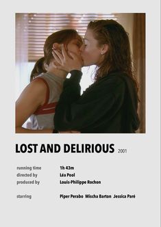 Lost And Delirious Movie Poster, Gl Movies To Watch, Wlw Movies To Watch, Sapphic Movies List, Lost And Delirious Movie, As You Are Movie, Gl Movie, Coming Of Age Movies, Wlw Movies