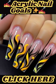 Get inspired by the latest and most gorgeous acrylic nail designs for women! Discover trending shapes, colors, and styles to elevate your manicure game.nailart,nails,naildesigns,nailinspo,manicure,beauty,fashion,style,gelnails ,acrylic nails,nailartdesigns,geometricnails,floralnails,frenchmanicure,ombrénails ,marblenails,summer nails,winternails,holidaynails,weddingnails,valentinesnails ,rednails,pinknails,bluenails,nudenails,blacknails,springnails Complicated Nails, Trending Acrylic Nail Designs, Flirty Nails, Rasta Nails, Toe Polish, Swirl Nails, Popular Nail Designs, Ladies Club, Nail Goals