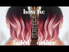 Pink And Blonde Ombre Hair, Hair Dye Trends 2023, Diy Pink Hair At Home, How To Do Ombre Hair At Home, How To Ombre Your Hair At Home, Hair Color Placement Ideas, Frosted Tips Hair