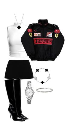 Racing Jacket Outfit, Jacket Outfit Women, Looks Street Style, Stylish Work Outfits, Cute Swag Outfits, Tee Outfit, Cute Simple Outfits, Really Cute Outfits