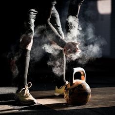 Cross Fitness, Full Body Kettlebell Workout, Gym Chalk, Nutrition Sportive