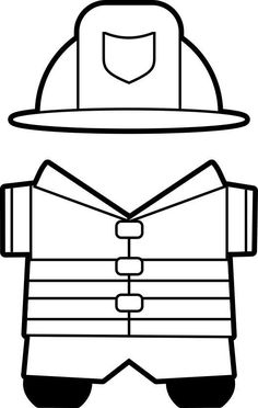 a paper doll wearing a hat and uniform