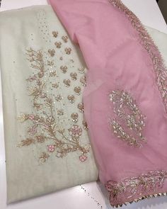 Item Overview ATHARVA Hand Embroidery Salwar Kameez/Light Pista green Chanderi Silk/Gota Patti pink Chiffon Dupatta/Custom Stitch Unstitch/Anarkali/Sharara/Gift CH2147 Fabric:  * Shirt Chanderi Silk 2.5 Mts, * Dupatta: Chiffon Dupatta - 2.5 Mts - Gota Patti work  * Bottom Santoon Taffeta Silk 2.5 Mts. Excusive Hand Embroidered Party Wear Punjabi Suit. 🌷CUSTOMIZATION (No Extra Charges) * Fabrics Customization: Designs Can be made in different Fabrics. *Color Customization: Designs Can be made in Bride Fashion Photography, Salwar Kurta, Fancy Embroidery, Gota Patti Work, Bridal Wardrobe, Indian Bridal Sarees, Patiala Salwar, Kurta Designs Women, Pink Chiffon