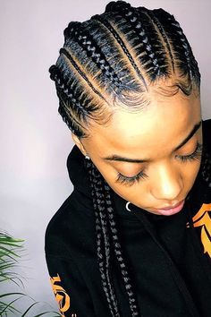 Large Cornrow Styles For Black Women, Cornrow Raster Hairstyle, Fashion Hairstyles Women, Beautiful All Back Hairstyles, Stitch In Braids, Medium Size Cornrows, Cornwors Hairstyle, Cornrow All Back Hairstyles, Trendy Cornrows Black Women