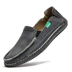 PRICES MAY VARY. WIDTH: Normal Lightweight slip-on shoes: Your choice for work or walking EASY ON and OFF:Relaxed fit with hight textured canvas upper COMFORTABLE :Soft cotton lining / Slip-on Loafers FIT for Seasons. A good pair of comfort canvas slip-on shoes, driving shoes, walking shoes, casual shoes and suitable for daily activities. Fit for spring, summer, fall, winter Men's Slip-on Cloth Loafers Outdoor Leisure Canvas Shoes. Slip-on style loafers which are easy on and off. From the beach to the city streets, east coast to west, the shoes is your best choice that match for whatever journey you putting them on.
 
 
 Material:
 Upper: Canvas
 Sole:rubber
 
 
 Features:
 1.it’s easy on and off to keep your feet feel great. The rubber outsole offer enough flexibility and safety for shock Flat Slip-on Loafers For Walking, Casual Slip-on Closed Toe Loafers, Casual Slip-on Boat Shoes With Rubber Sole, Casual Slip-on Boat Shoes With Round Toe, Casual Slip-on Moccasins With Rubber Sole, Casual Loafers With Rubber Sole And Flat Heel, Casual Loafers With Rubber Sole, Slip-on Boat Shoes With Rubber Sole And Closed Toe, Slip-on Flat Boat Shoes With Rubber Sole