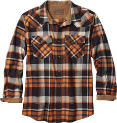 Whether you're working the ranch or heading out on the town  our Western Flannel Shirt delivers all-day comfort. Made from brushed cotton for that soft  lived-in feel right from the first wear  with traditional details like a back yoke and pearl snaps. Flair Design, Western Flannel, Manly Style, Mom Swimsuit, Hooded Flannel, Mens Flannel Shirt, White Tail, Checkered Shirt, Plaid Flannel Shirt