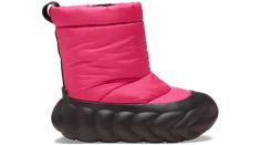 Make a bold and cozy statement in the OverPuff Boot. Featuring exaggerated coziness and trendy streetwear design, the OverPuff collection provides functional warmth with eye-catching fashionable style. The quilted puff upper is fully insulated with a fleece lining for a secure, warm fit, and the bold outsole steps up the cozy theme for a unique style statement. Proof that cold weather footwear can be both functional and fashionable.  OverPuff Boot Details:    Fleece-lined quilted puff upper provides warmth and comfort  Daring outsole design conveys exaggerated coziness and bold streetwear style  Rugged rubber outsole pod for enhanced traction and stability  Toe cap provides weather protection Trendy Nylon Puffer Jacket For Streetwear, Casual Insulated Puffer Jacket For Streetwear, Casual Pink Nylon Puffer Jacket, Trendy Pink Puffer Jacket For Streetwear, Pink Trendy Puffer Jacket For Streetwear, Casual Puffy Nylon Puffer Jacket, Trendy Quilted Nylon Puffer Jacket, Trendy Quilted Puffer Jacket For Streetwear, Casual Pink Puffer Jacket For Streetwear