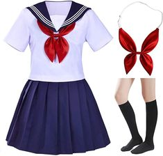 More styles on the link! Sailor School Uniform, Girls Sailor Dress, School Uniform Dress, Japanese Uniform, Uniform Dress, Japanese Dress, Sailor Dress, Japanese School