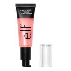 The future of your skin is looking bright. e.l.f. Cosmetics’ Power Grip Primer + 4% Niacinamide gives you a glowing, even complexion while gripping your makeup. This gel-based face primer has the power to prep and prime your face for the perfect makeup application while smoothing skin and brightening the look of dullness. The formula goes on clear, making it the ideal makeup application base for all skin tones. Why you’ll love it: • Gel primer formula grips makeup for long-lasting wear • Infused Too Faced Primer, Elf Primer, Make Up Primer, Ideal Makeup, Gel Primer, E.l.f. Cosmetics, Elf Cosmetics, Elf Makeup, Face Hydration